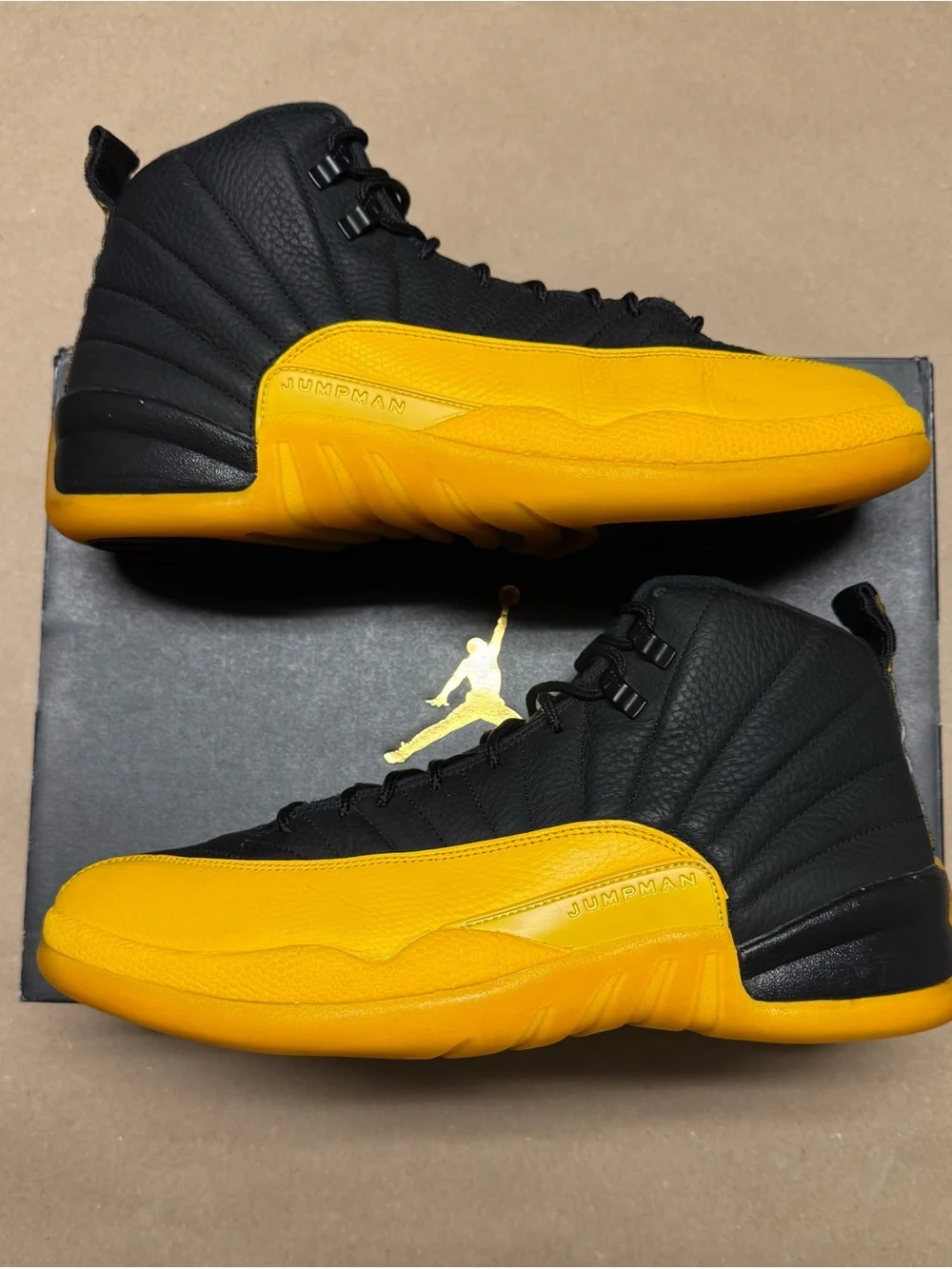 Nike Air Jordan 12 Retro University Gold Mens size 13 Basketball Shoes Rare!
